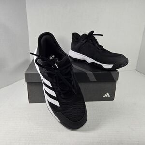 Adidas Ubersonic 4 k Unisex Black and White Sneakers Size 3 1/2 Youth/Junior
